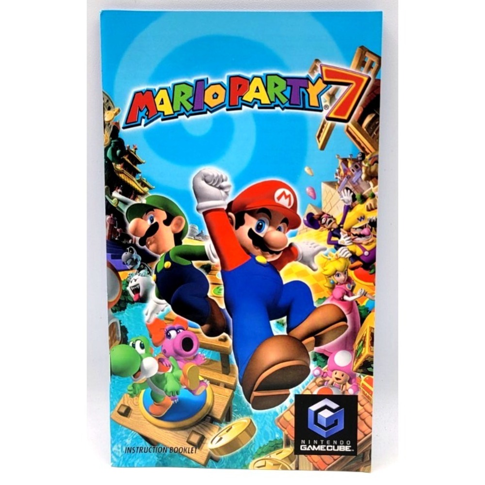 MARIO PARTY 7 MANUAL ONLY NINTENDO GAMECUBE *NO GAME8